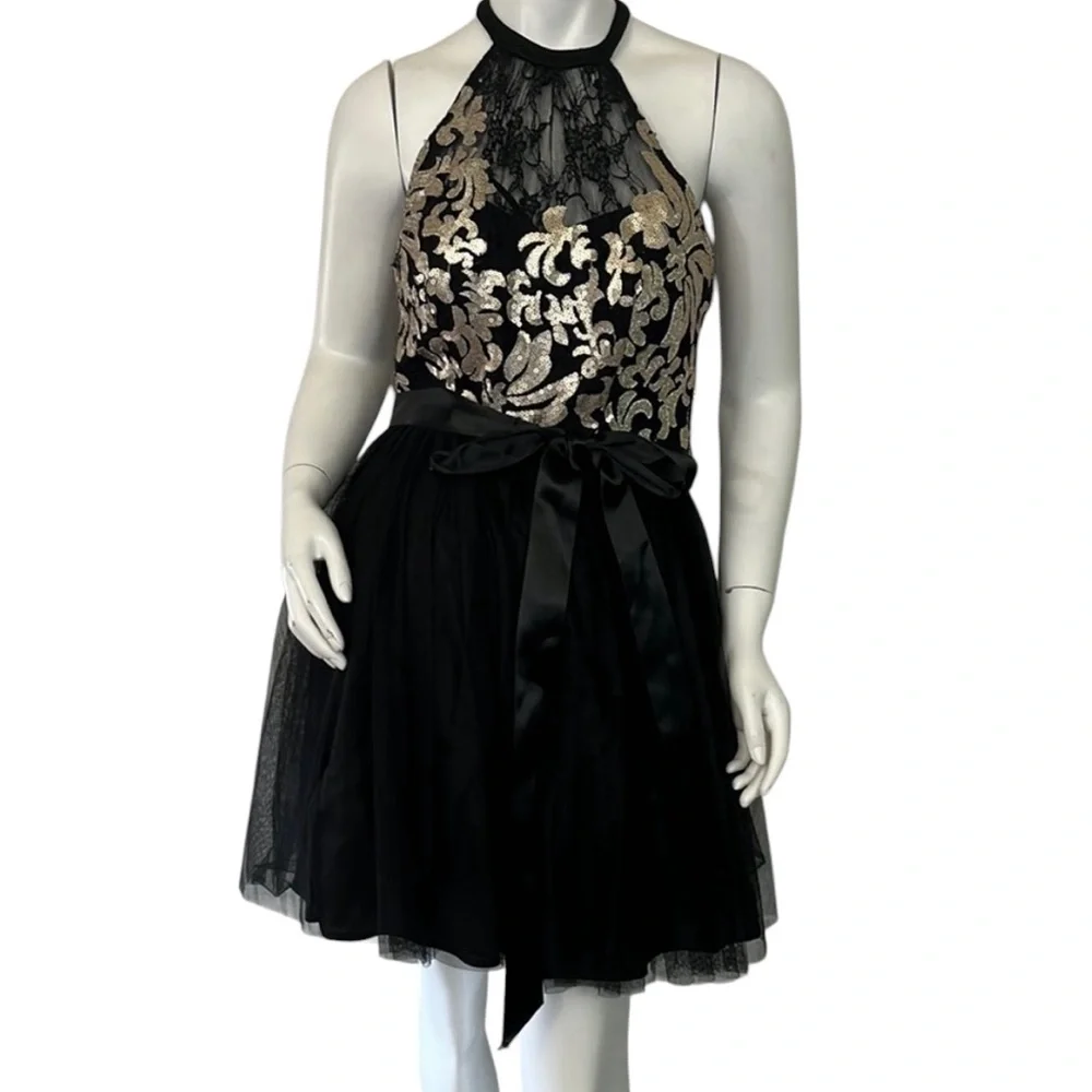 blondie homecoming dresses Blondie Nites Short Party Dress 4914bn Brown / 0